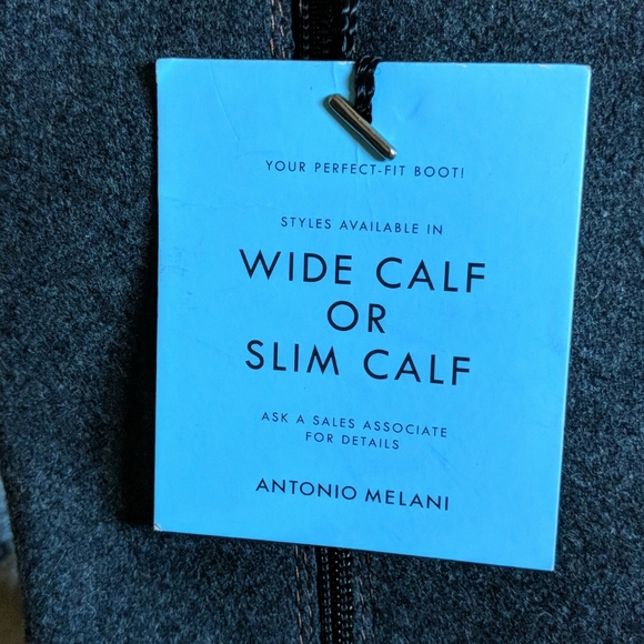 Antonio Melanie brown leather flannel tall boots - Picture 7 of 15